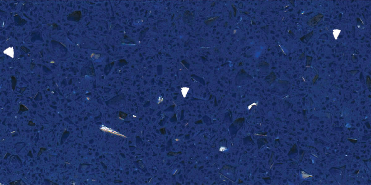 Stellar Galaxy Blue Engineered Quartz